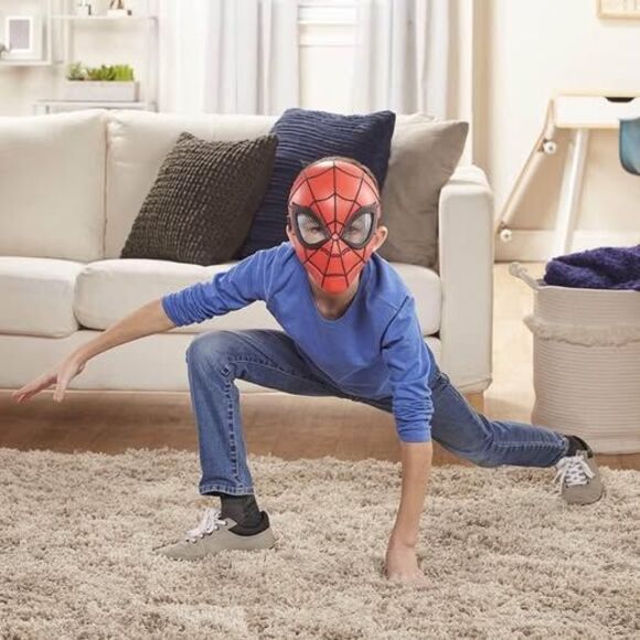 NEW Marvel Spider-Man Hero Mask for Kids (Great Quality) - Picture 5 of 8
